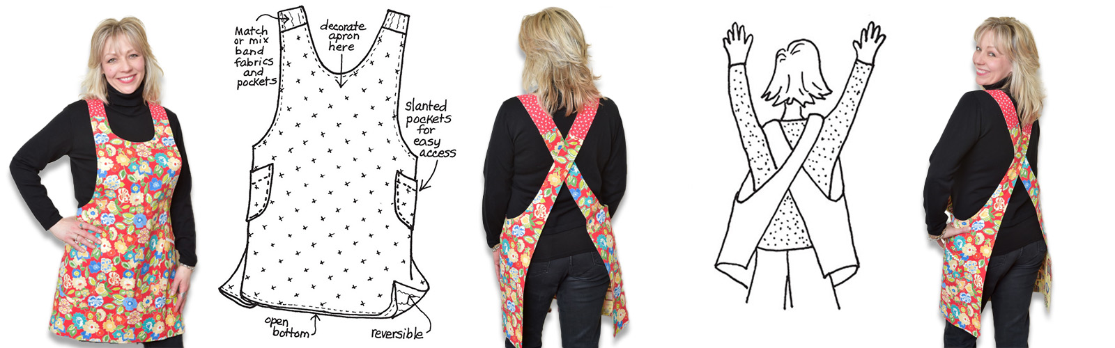 Produce Criss-Cross Apron — makes by megs